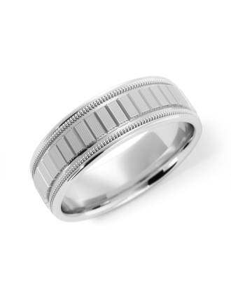 Eterna Sterling Silver Wedding Ring