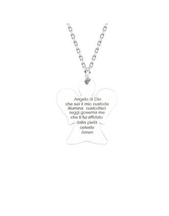 Italian Angel Blessing Pendant