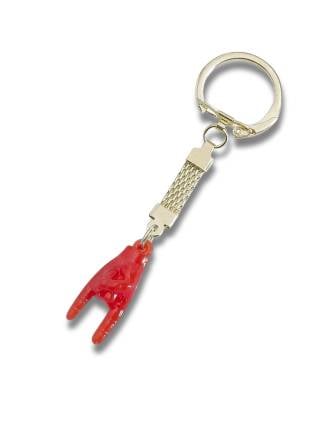 Piccolo Italian Red Mano Cornuto Keychain Made in Italy