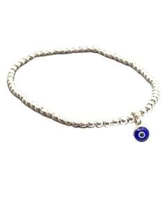 Malocchio Murano Glass Evil Eye Beaded Stack Bracelet