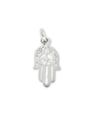 Filigree Hamsa Sterling Silver Charm