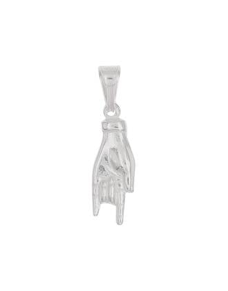 Sterling Silver Mano Cornuto Italian Hand Charm