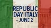 Republic Day Italy On June 2, 2025